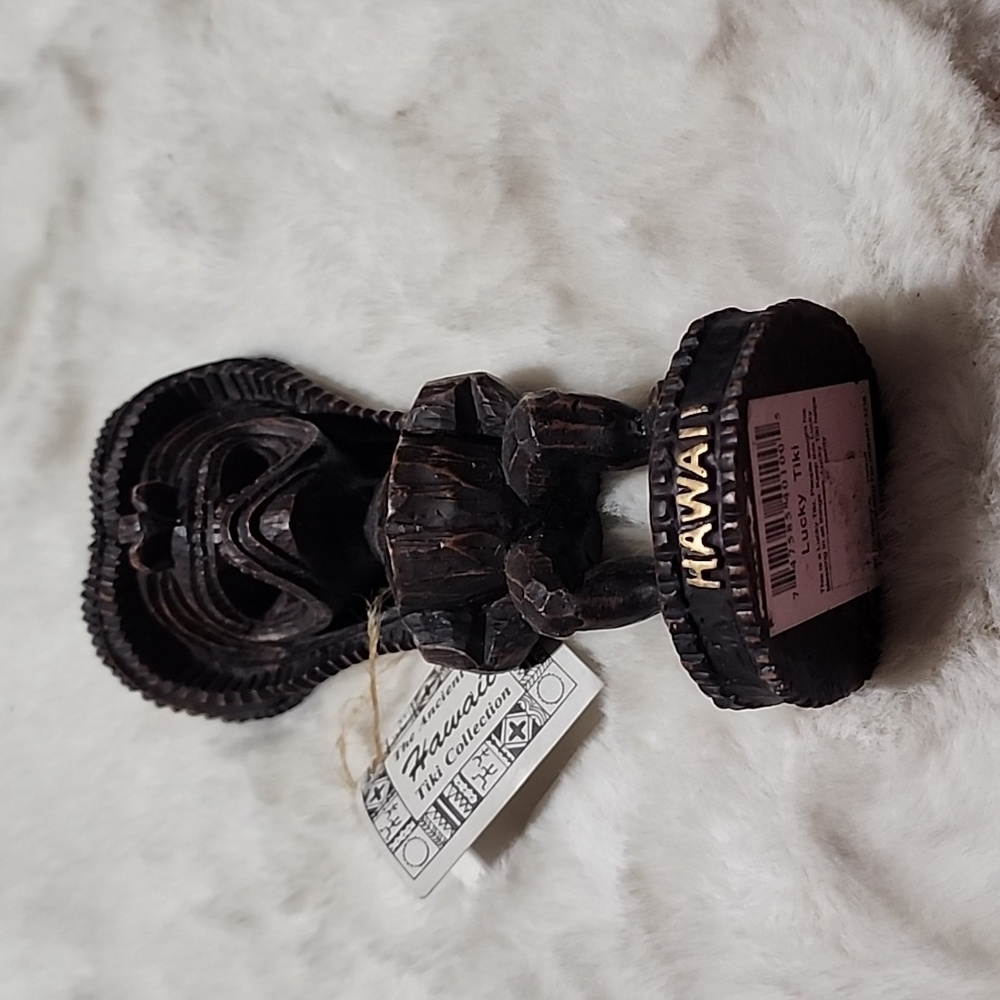 LUCKY TIKI FIGURINE WITH TAG. - Picture 1 of 8